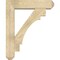 Ekena Millwork Merced Craftsman Rough Sawn Bracket w/ Offset Brace, Douglas Fir, 8"W x 34"D x 42"H BKT0806X34X42MRC04RDF - alternate 2